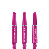 Mission GripLock Shafts - Dart Stems - Pink Short