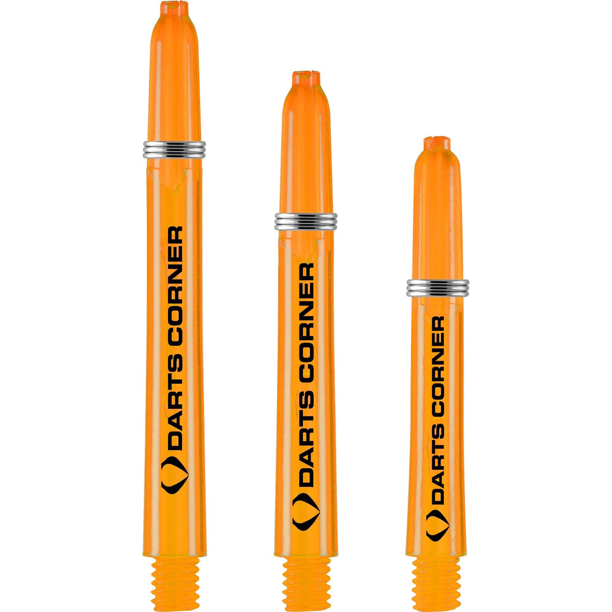 Darts Corner Polycarbonate Shafts - Dart Stems - Orange