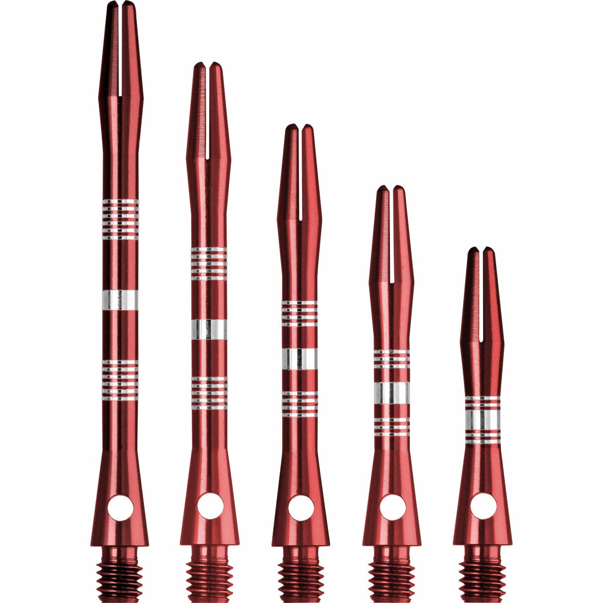 Designa Multiline Aluminium Shafts - Regrooved - Red