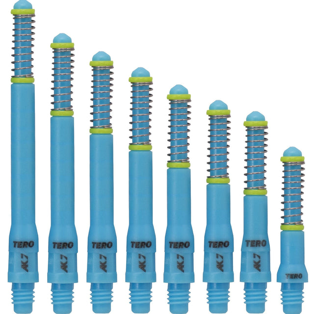 Cuesoul - Dart Shafts - Tero Flight System - AK7 - Standard - Set of 4 - Blue