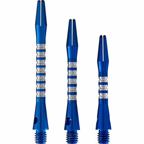 *Shot Pyramid Dart Shafts - Aluminium Anodised - Blue