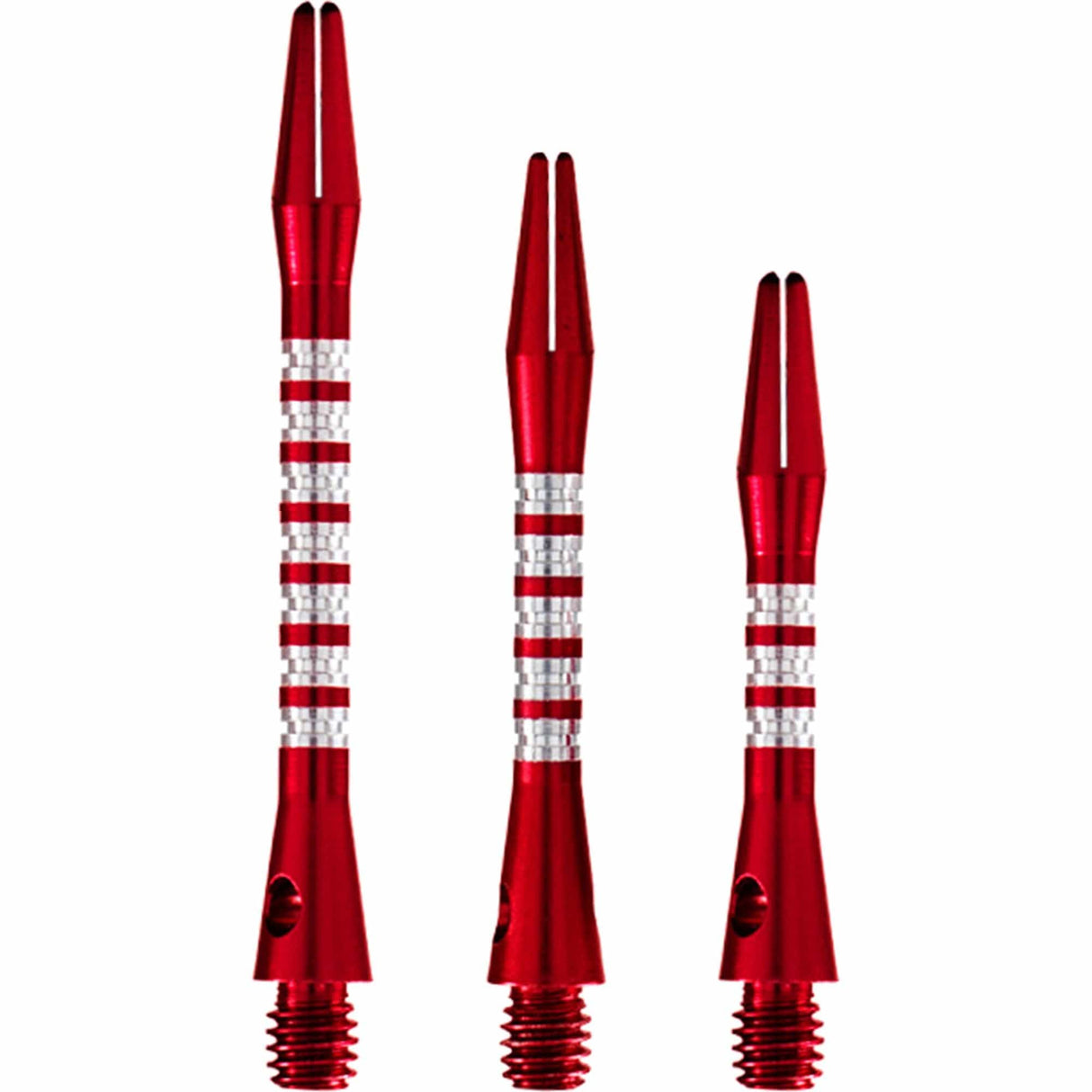 *Shot Pyramid Dart Shafts - Aluminium Anodised - Red