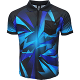 *Arraz Shard Dart Shirt - with Pocket - Black & Blue - Blue