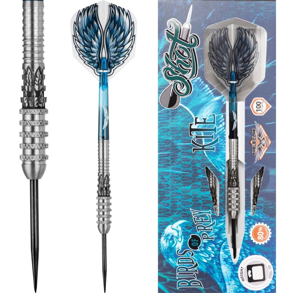 Shot Birds of Prey Darts - Steel Tip Tungsten - Kite 21g