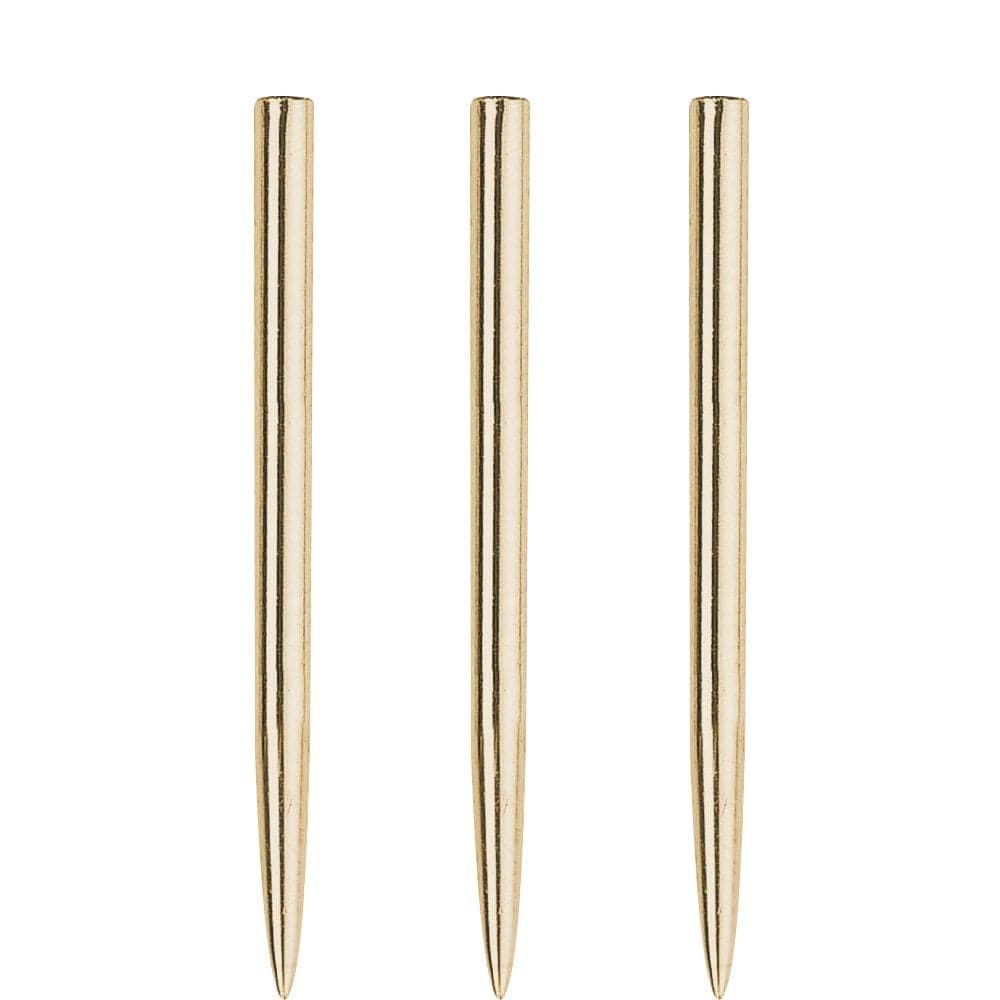 Unicorn Spare Dart Points - Steel Tip - Plain - Gold