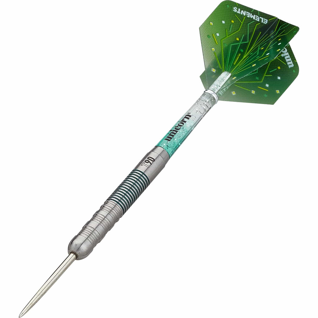 Unicorn T90 Darts - Steel Tip - Core XL - S1 - Green