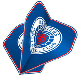 Rangers FC Dart Flights - 100 Micron - No2 - Std - RFC - F1 - Crest