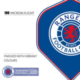 Rangers FC Dart Flights - 100 Micron - No2 - Std - RFC - F1 - Crest