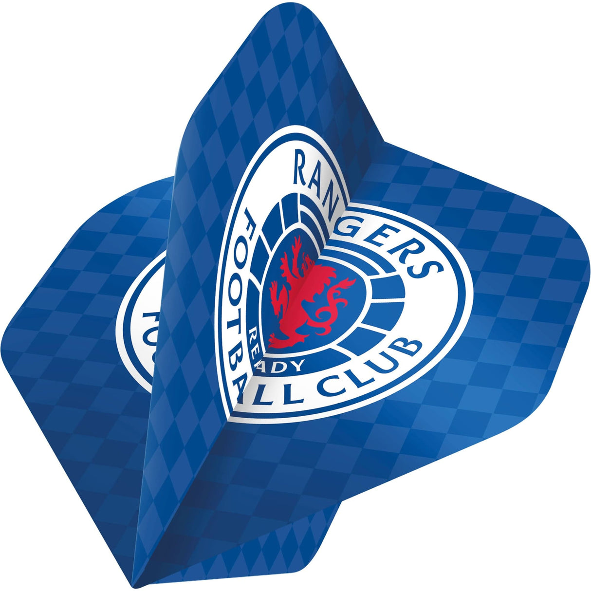 Rangers FC Dart Flights - 100 Micron - No2 - Std - RFC - F2 - Check