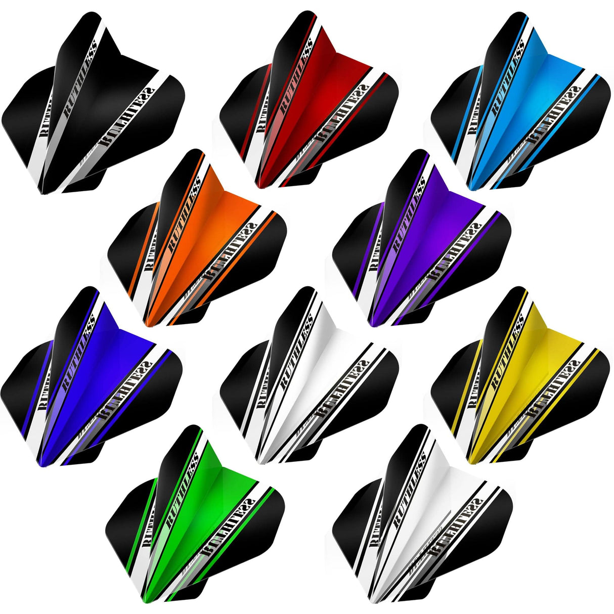 Ruthless - V100 Pro - Dart Flights - 100 Micron - No2 - Std