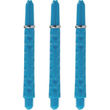 Harrows Dimplex Shafts - Dart Stems - with Rings - Aqua Blue Medium