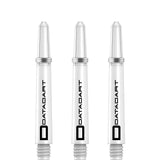 Datadart Signature Nylon Shafts - Stems with Springs - White Tweenie