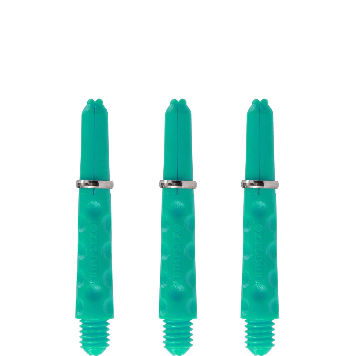 Harrows Dimplex Shafts - Dart Stems - with Rings - Jade Short