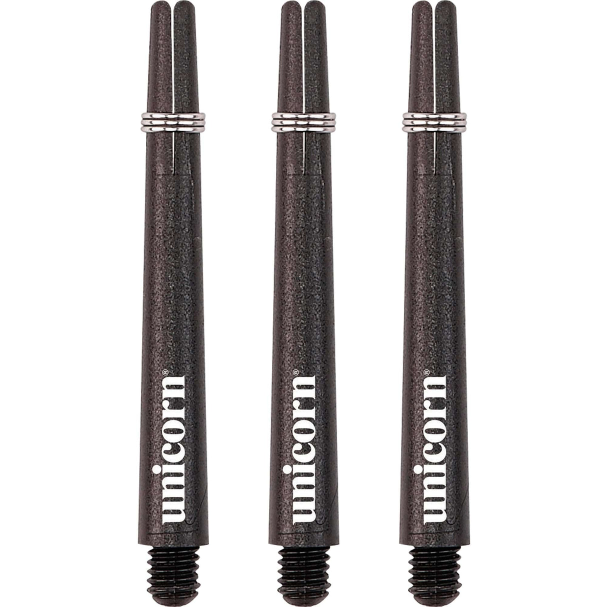 Unicorn Gripper 3 Dart Shafts - Nylon Stems - Black Medium