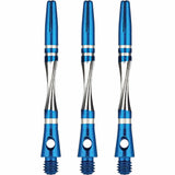 Unicorn Twist Dart Shafts - Aluminium Stems - Blue Medium