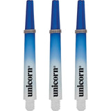 Unicorn Gripper 3 Two Tone Dart Shafts - White & Blue Medium