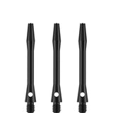 Designa Aluminium Shafts - Metal Dart Stems - Black Tweenie