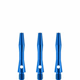 Designa Aluminium Shafts - Metal Dart Stems - Blue Extra Short