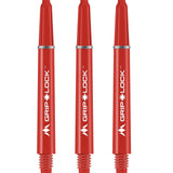 Mission GripLock Shafts - Dart Stems - Red