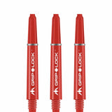 Mission GripLock Shafts - Dart Stems - Red