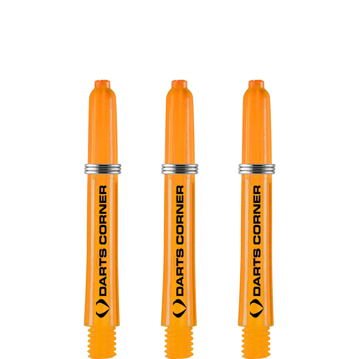 Darts Corner Polycarbonate Shafts - Dart Stems - Orange Short