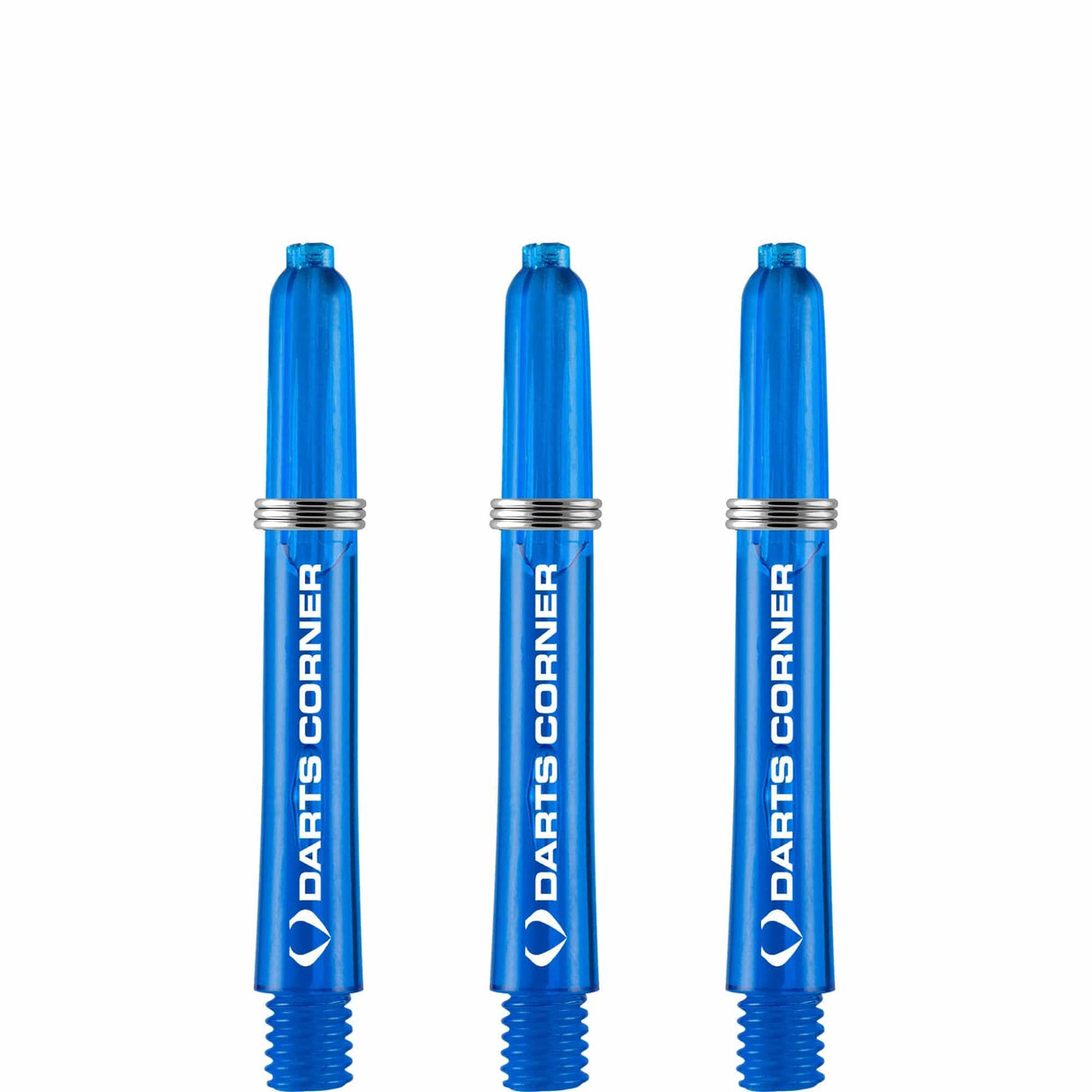 Darts Corner Polycarbonate Shafts - Dart Stems - Blue Short