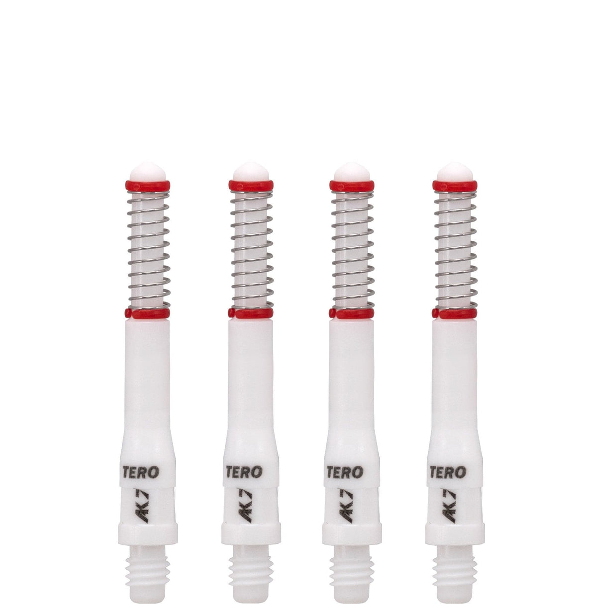 Cuesoul - Dart Shafts - Tero Flight System - AK7 - Standard - Set of 4 - White Cuesoul 37mm