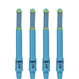 Cuesoul - Dart Shafts - Tero Flight System - AK7 - Standard - Set of 4 - Blue Cuesoul 47mm