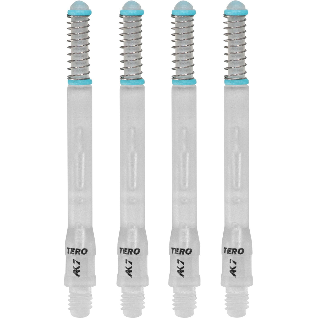 Cuesoul - Dart Shafts - Tero Flight System - AK7 - Standard - Set of 4 - Ice Clear Cuesoul 53mm