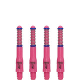 Cuesoul - Dart Shafts - Tero Flight System - AK7 - Standard - Set of 4 - Pink Cuesoul 34mm