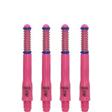 Cuesoul - Dart Shafts - Tero Flight System - AK7 - Standard - Set of 4 - Pink Cuesoul 40mm