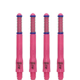 Cuesoul - Dart Shafts - Tero Flight System - AK7 - Standard - Set of 4 - Pink Cuesoul 43.5mm