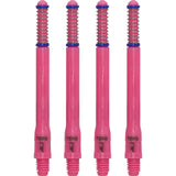 Cuesoul - Dart Shafts - Tero Flight System - AK7 - Standard - Set of 4 - Pink Cuesoul 53mm