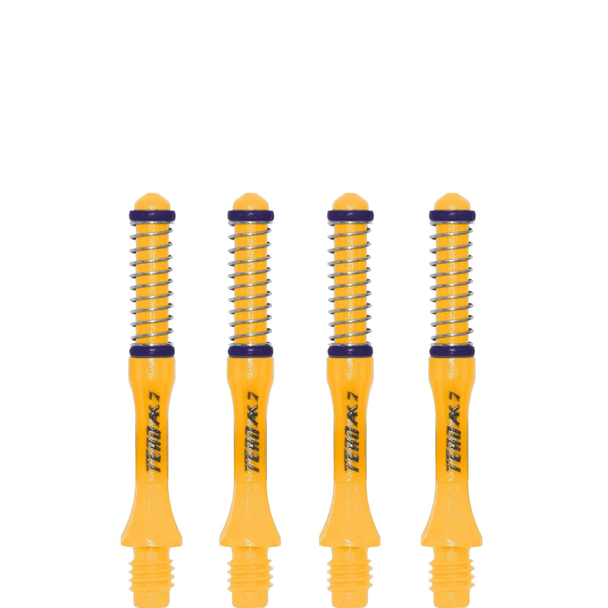 Cuesoul - Dart Shafts - Tero Flight System - AK7 - Slim - Set of 4 - Yellow Cuesoul 34mm