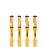 Cuesoul - Dart Shafts - Tero Flight System - AK7 - Slim - Set of 4 - Yellow Cuesoul 34mm