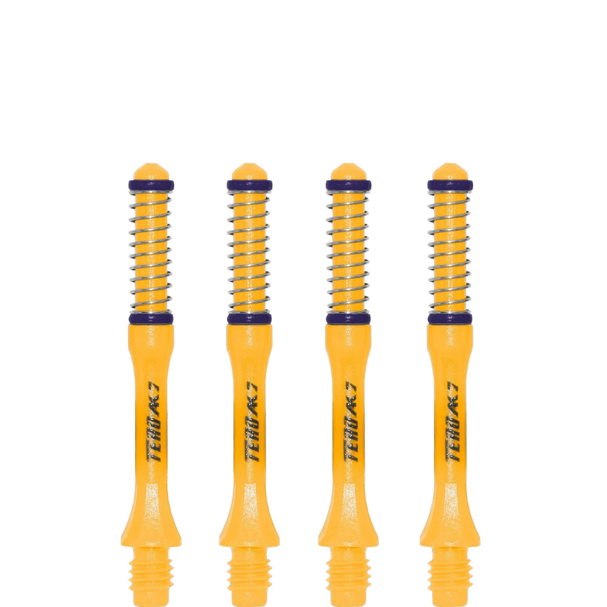 Cuesoul - Dart Shafts - Tero Flight System - AK7 - Slim - Set of 4 - Yellow Cuesoul 37mm