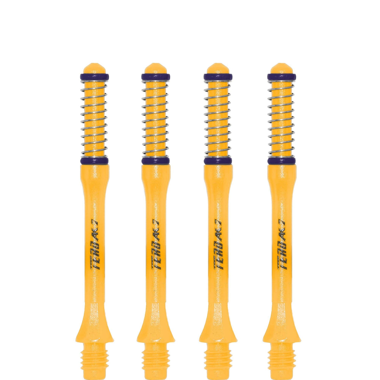 Cuesoul - Dart Shafts - Tero Flight System - AK7 - Slim - Set of 4 - Yellow Cuesoul 43.5mm