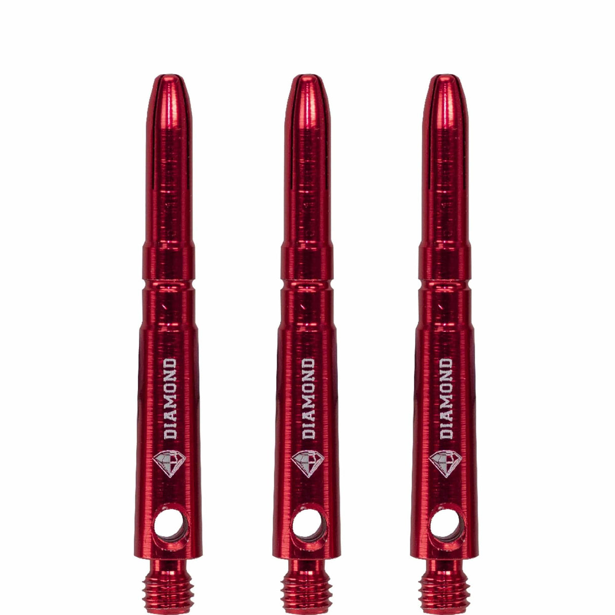 Cuesoul - Aluminium Dart Shafts - Diamond - Value Pack - 4 sets - Red Tweenie