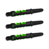 Harrows Carbon ST Shafts - Dart Stems - Black & Green