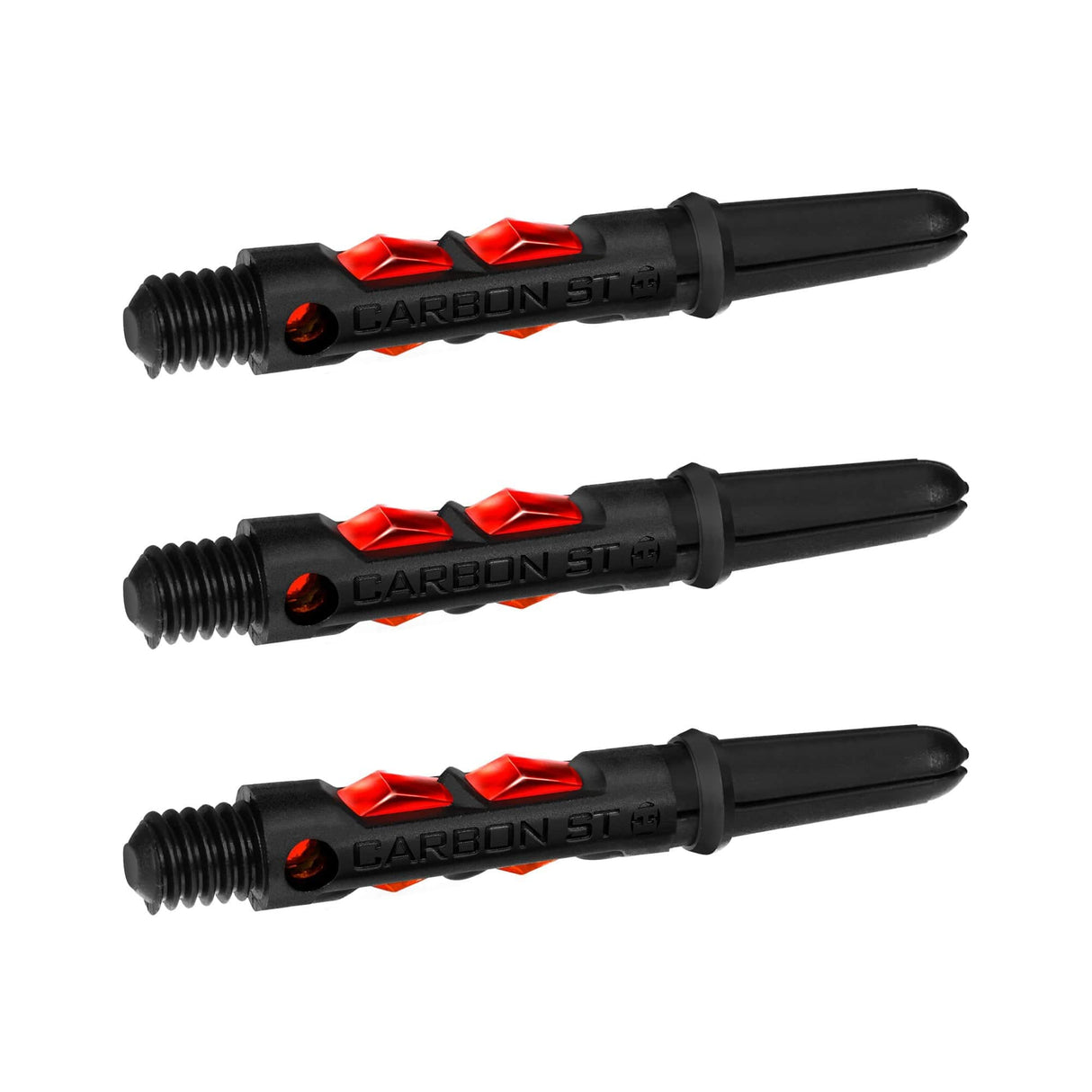 Harrows Carbon ST Shafts - Dart Stems - Black & Red