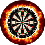 Designa Dartboard Surround - Design Collection - Heavy Duty - Fire