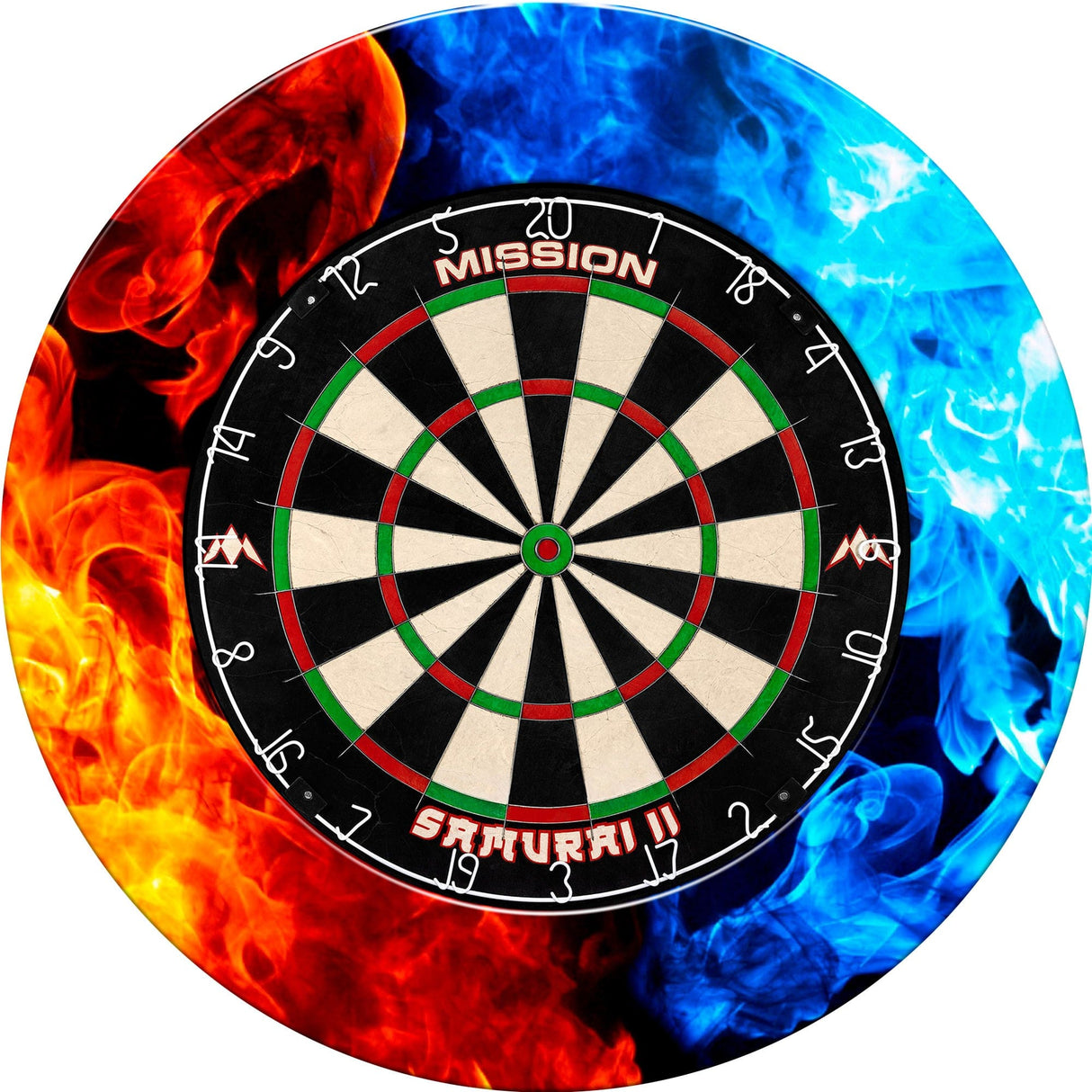 Designa Dartboard Surround - Design Collection - Heavy Duty - Fire and Ice