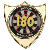 Metal Shield Badge - with 180 Dartboard Insert - 180 Shield