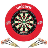 Unicorn Striker Surround & Striker Dartboard Home Darts Centre Red