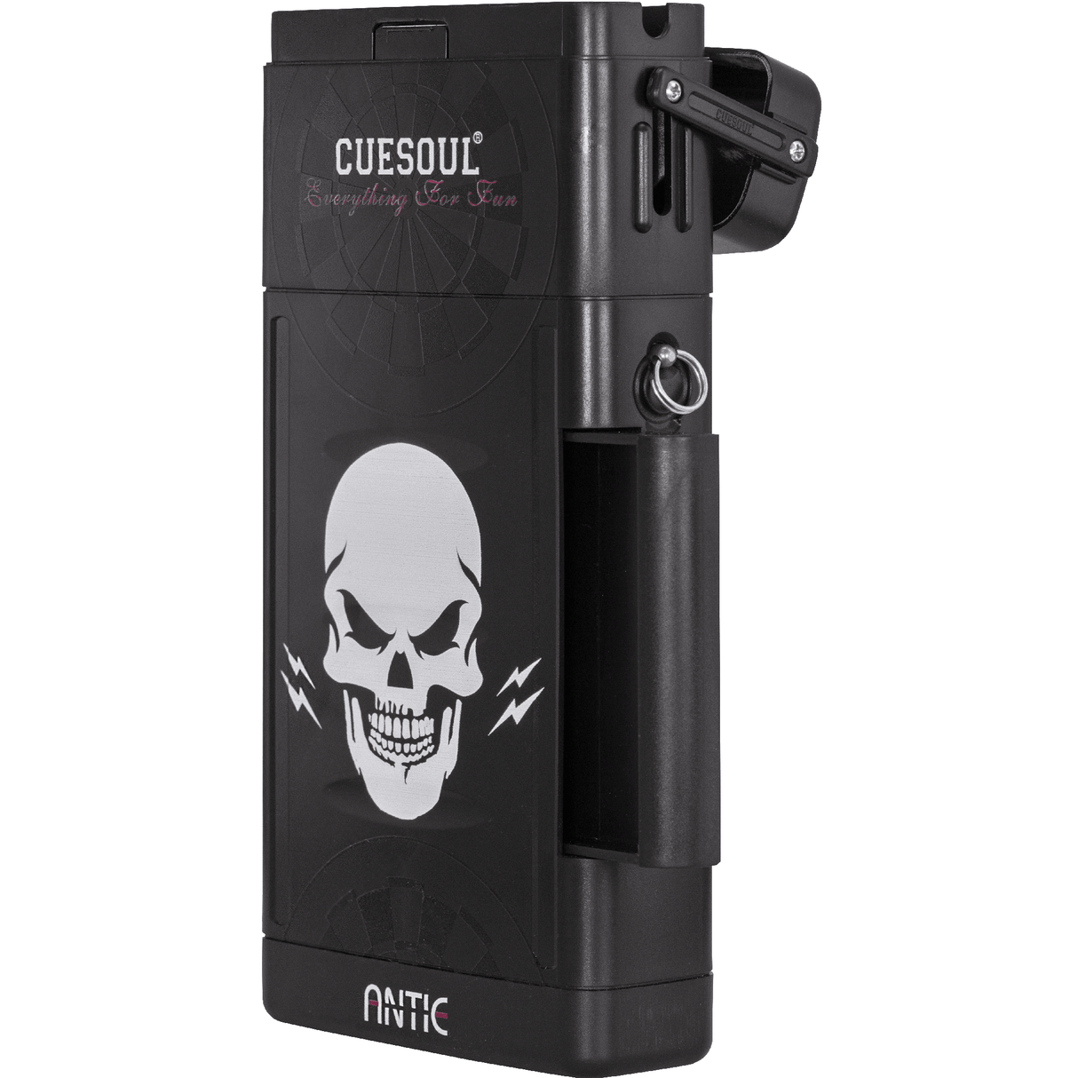 Cuesoul - Antie Dart Case - Printed Design - Skull - Black