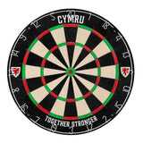 Wales Printed Dartboard & Printed Surround - Cymru