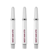 West Ham United FC - Official Licensed - Nylon Stems - Dart Shafts with Springs - White Tweenie