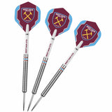 West Ham United FC - Official Licensed - Steel Tip Darts - Tungsten - 24g 24g