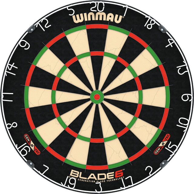 Winmau Blade 6 Dartboard - Professional - with Rota Lock System - Blade 6