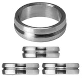 Mission F-Lock Titanium Rings - Flight Lock - Pack 3 - Silver Ti